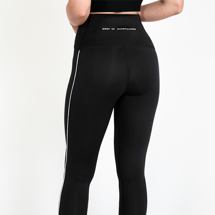 Yogaleggings Eden Piped Black - DOM