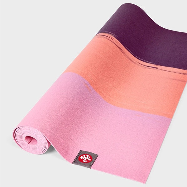 Yogamatta SuperLite travelmat Fuchsia Stripe - Manduka