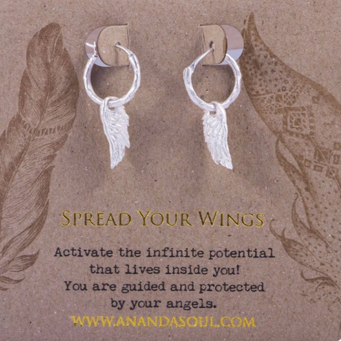 Örhänge "Spread your wings" Silver från Ananda Soul