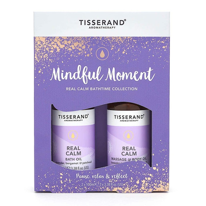 Presentkit "Mindful Moment" Badolja & Massage/Kroppsolja - Tisserand Aromatherapy