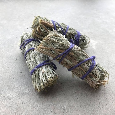 Smudge kit med Palo Santo Blue sage & Ametist