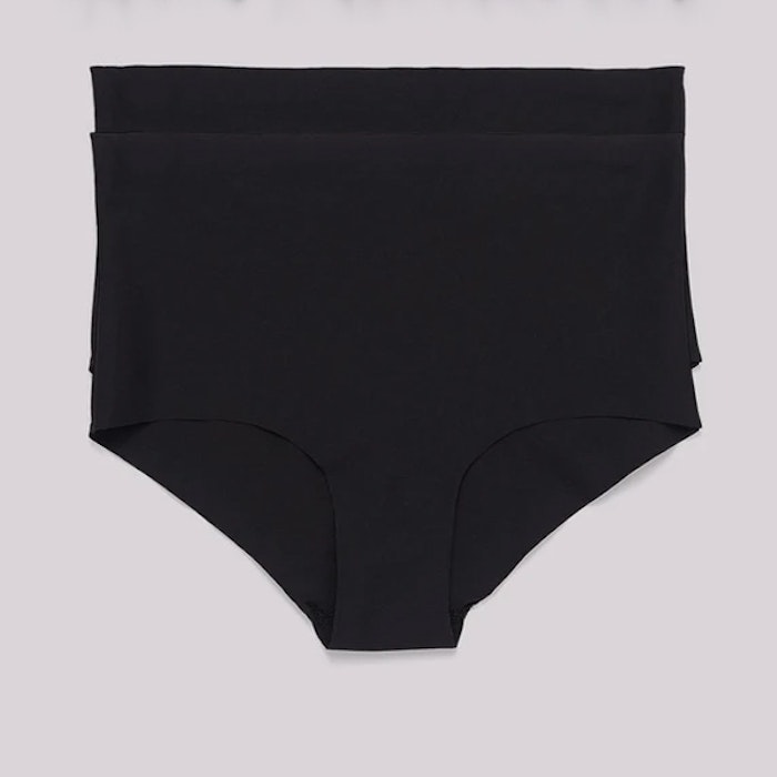 Trosor 2-pack Invisible Cheeky High-Rise Black - Organic Basics