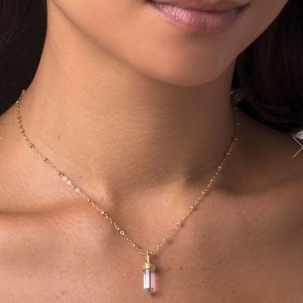 Halsband "Divine Purpose" förgyllt silver - Ananda Soul