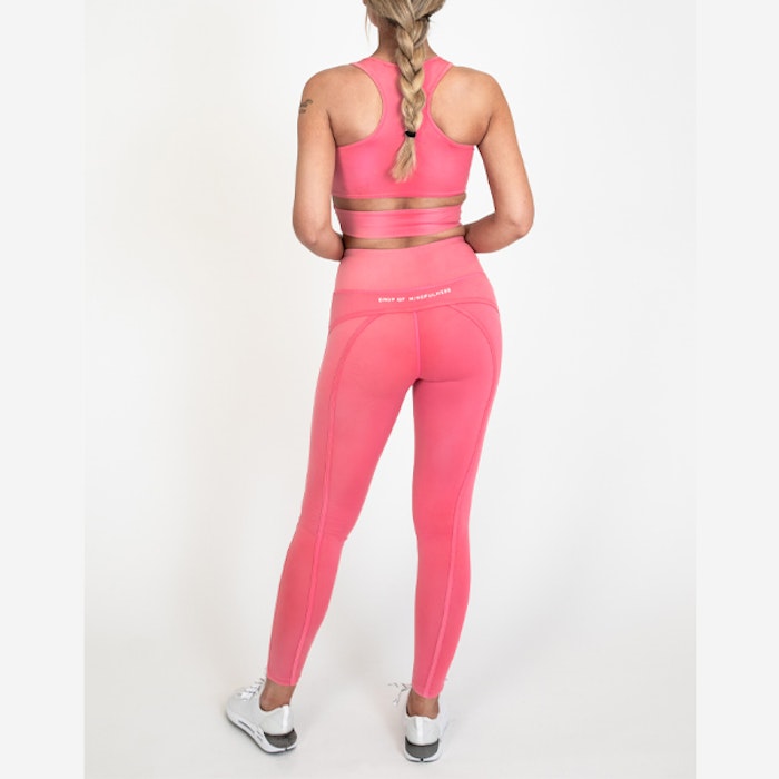 Yogaleggings BOW II Pink Coral - DOM