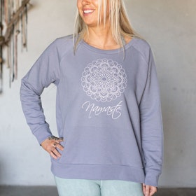 Sweatshirt "Namaste" Mandala Lavendel - Soul Factory