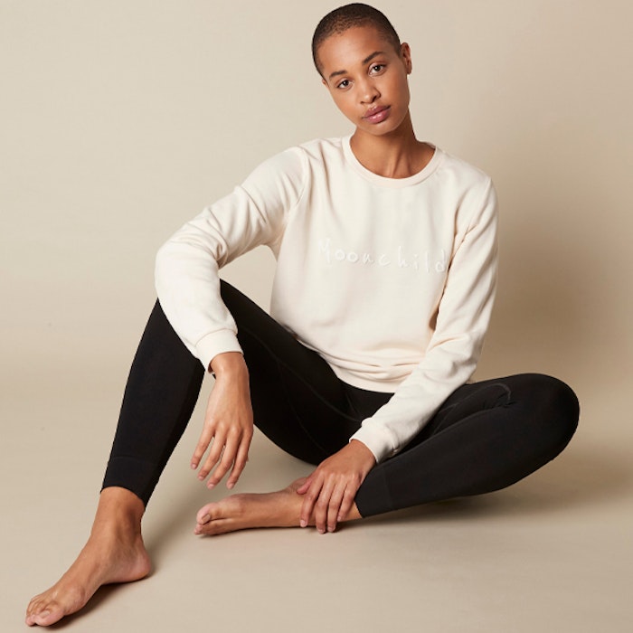 Yogatröja MY Organic Sweatshirts Natural - Moonchild Yogawear