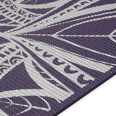 Yogamatta 6mm Aubergine Medallion - Gaiam