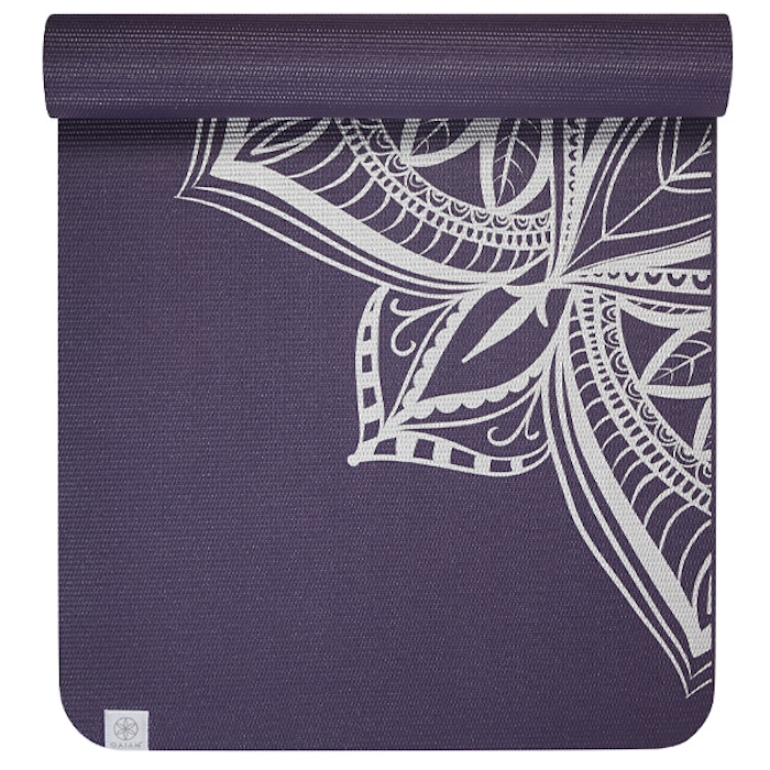 Yogamatta 6mm Aubergine Medallion - Gaiam