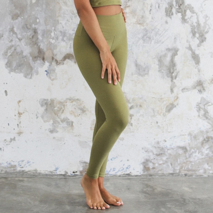 Yogabyxor Ananda leggings Olive - Indigo Luna
