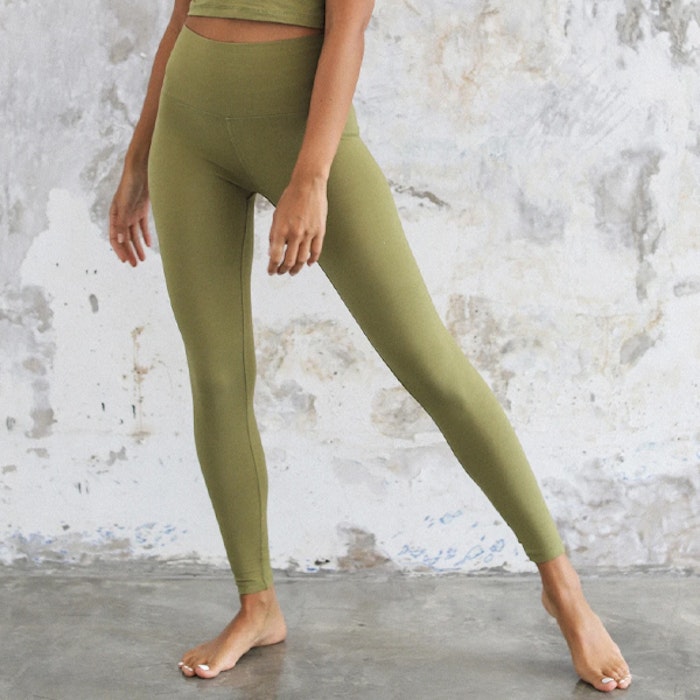 Yogabyxor Ananda leggings Olive - Indigo Luna