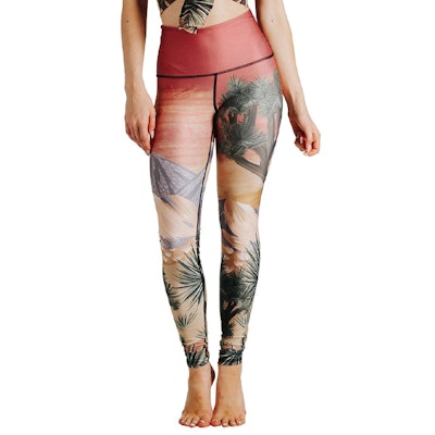Yogaleggings Desert Oasis - Yoga Democracy
