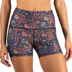 Yogashorts Joey Festival Denim Floral - Yoga Democracy