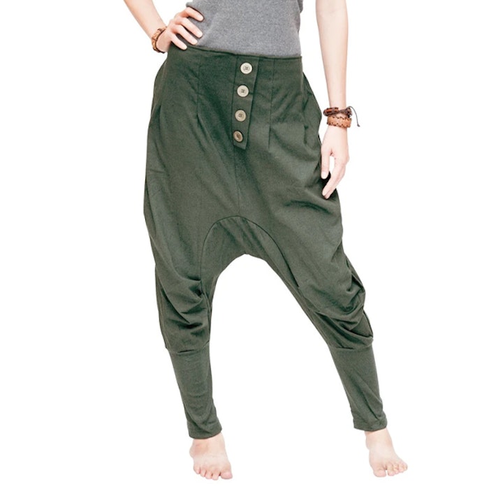 Haremsbyxor Knickerbocker Olive