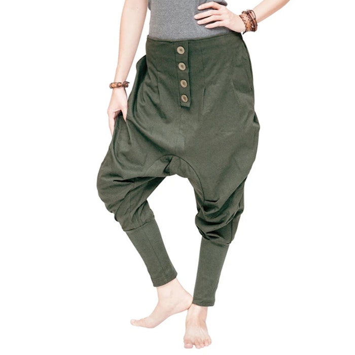 Haremsbyxor Knickerbocker Olive