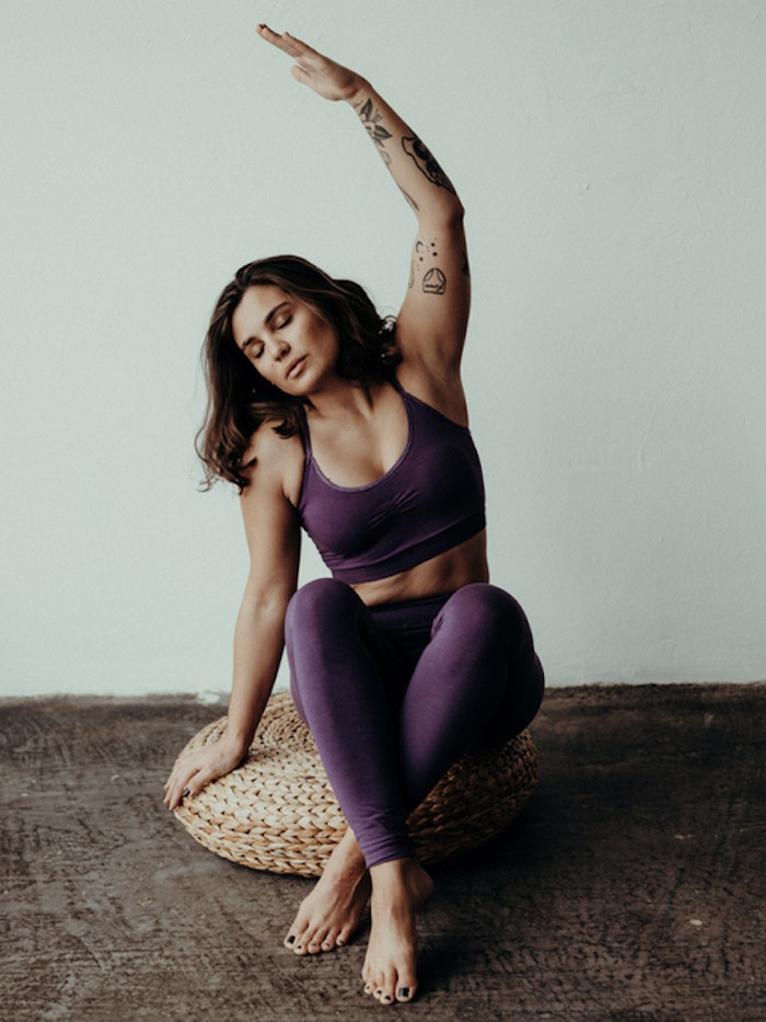 Sport-BH Yoga Slim Studio Purple - Mandala