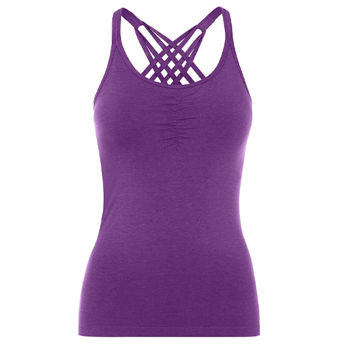 Yogalinne Infinity Top Purple - Mandala