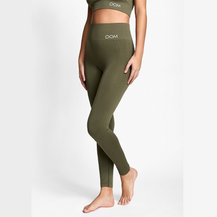 Yogaleggings Seamless CORA Forest Green - DOM