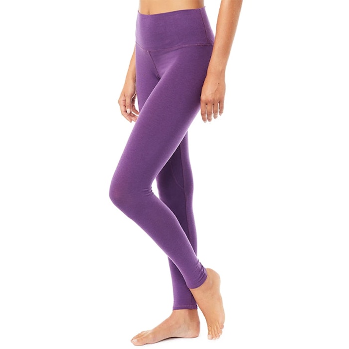 Yogaleggings High Waist Basic Purple - Mandala
