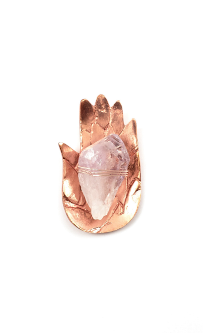 Sound Healing kristall kit Ametist Fatimas hand Rosé- Ariana Ost