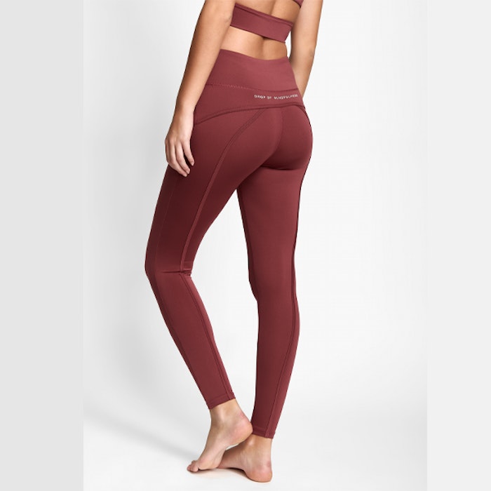Yogaleggings BOW II Dark Rose - DOM