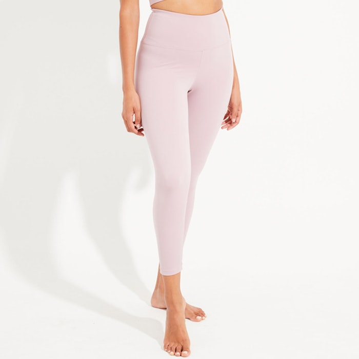 Yogaleggings High Waist Dust Mauve 7/8 - Dharma Bums