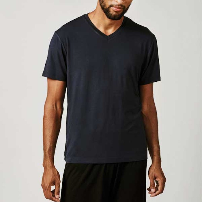 T-shirt Bill v-neck Darkblue - Movesgood