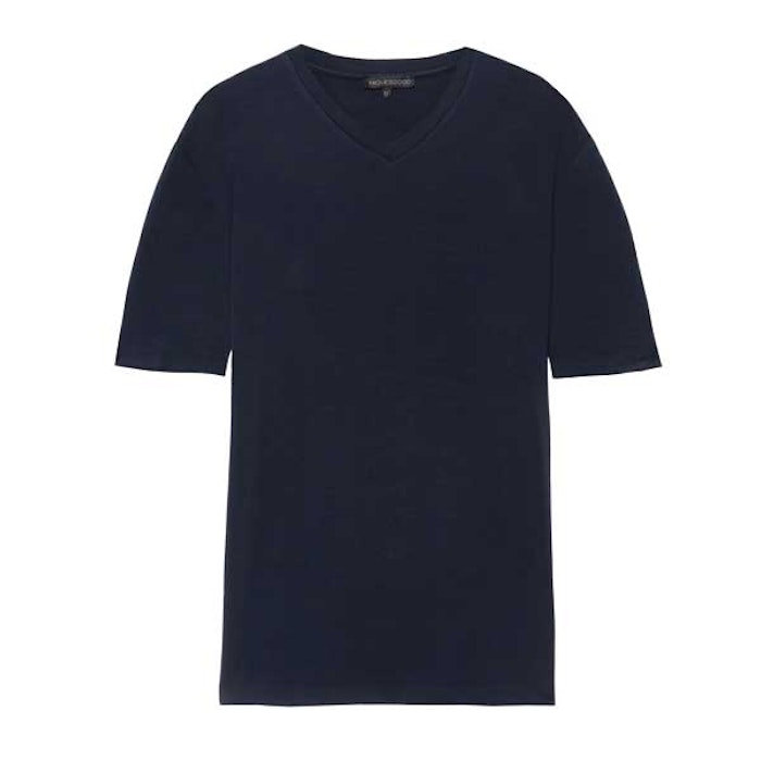 T-shirt Bill v-neck Darkblue - Movesgood