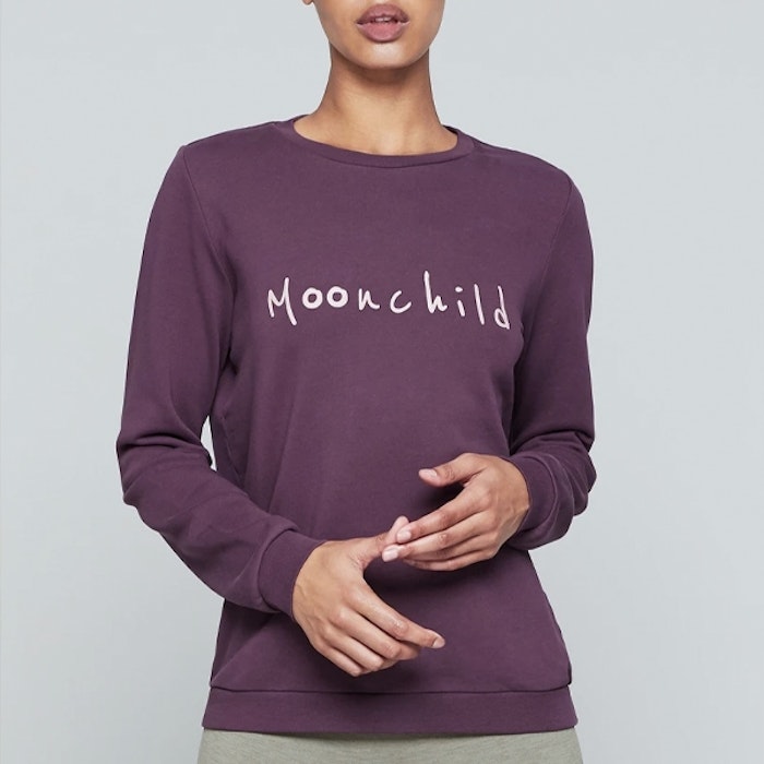 Yogatröja MY Organic Sweatshirt Fig & Rose - Moonchild Yoga Wear