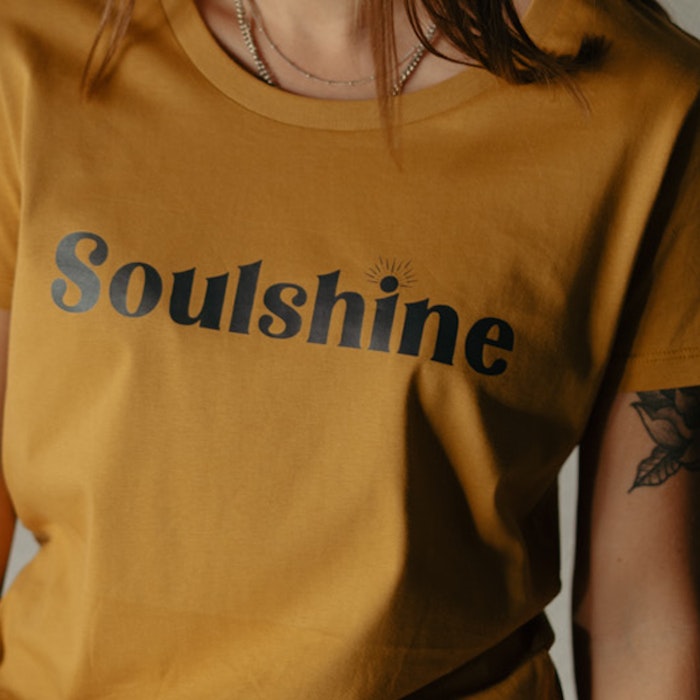 T-shirt "Soulshine" Ochre vintage - Soul Factory