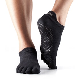 Yogastrumpor Fulltoe Low Rise Grip Black - Toesox