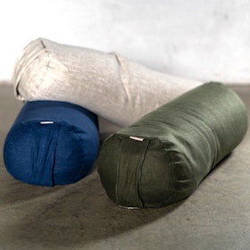 Yogabolster linne Jeansblå - Heppa Design