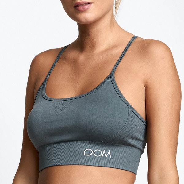 Sport-BH Yoga Seamless Trinity Ash Grey - DOM