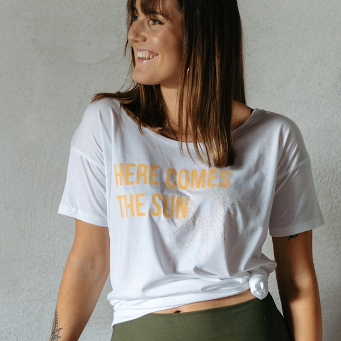 T-shirt "Here comes the sun" White - Soul Factory