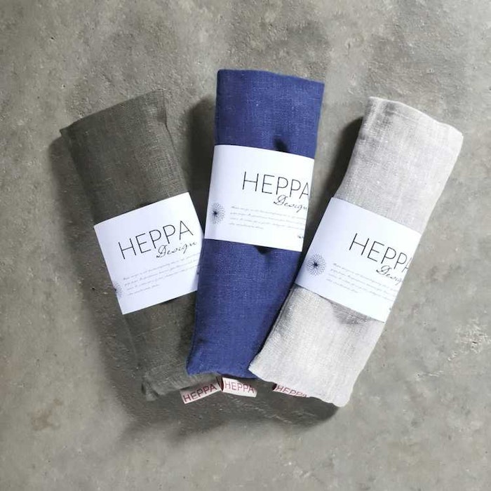 Ögonkudde linne Jeansblå - Heppa Design