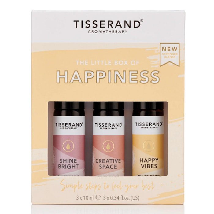 Yogaoljor Roller "The Little Box of Happiness" 3-pack oljor - Tisserand Aromatherapy