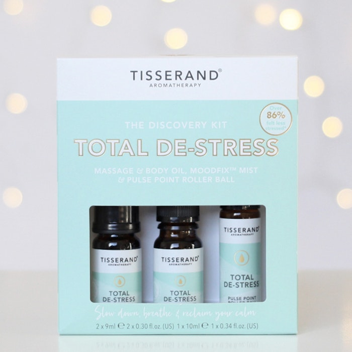 Mist, Kropps- & Yogaolja "Total De-Stress Discovery kit" - Tisserand Aromatherapy