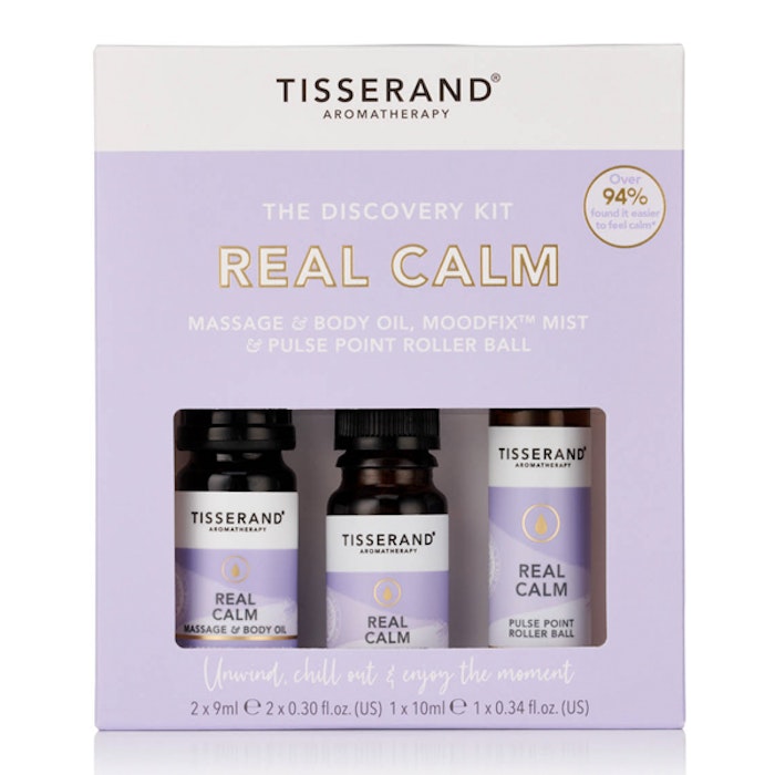 Mist, Kropps- & Yogaolja "Real Calm Discovery kit" - Tisserand Aromatherapy