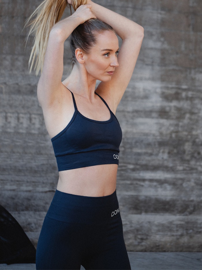 Sport-BH Yoga Seamless Trinity Dark Blue - DOM