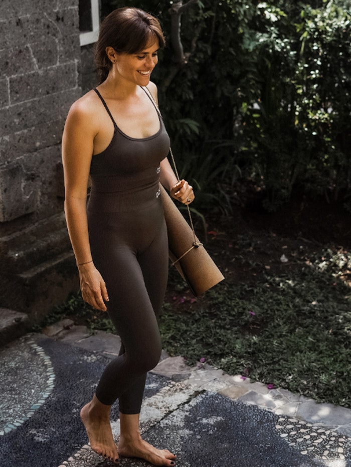 Yogaleggings Seamless CORA Dark Olive - DOM