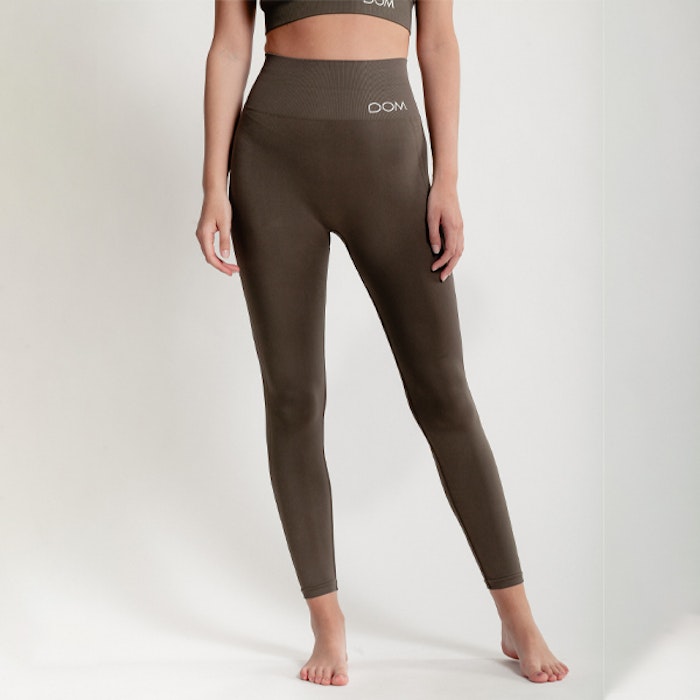 Yogaleggings Seamless CORA Dark Olive - DOM