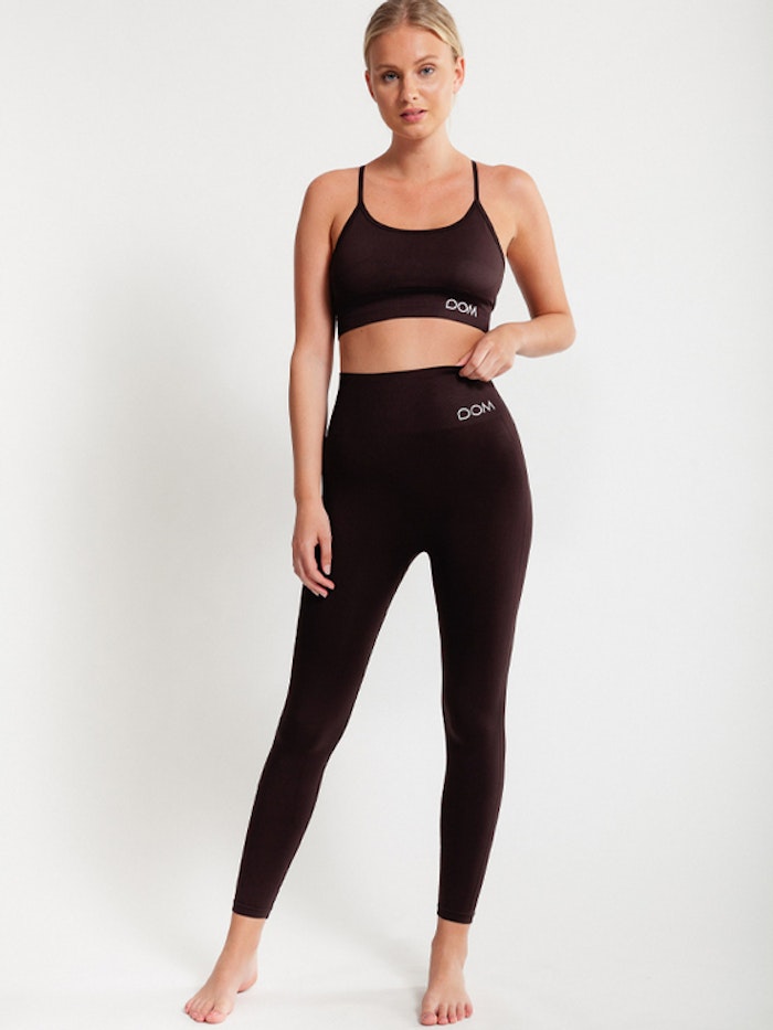 Sport-BH Yoga Seamless Maya Dark Brown - DOM