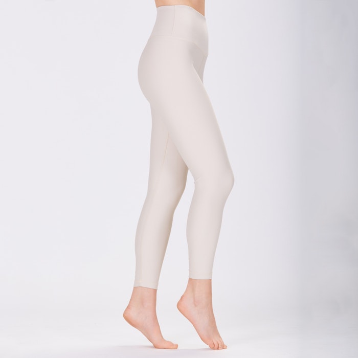 Yoga leggings Classic High waisted 7/8 Cream - Sisterly