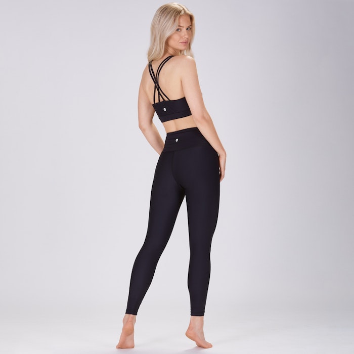 Sport-BH Yoga Classic double thin strap Black - Sisterly