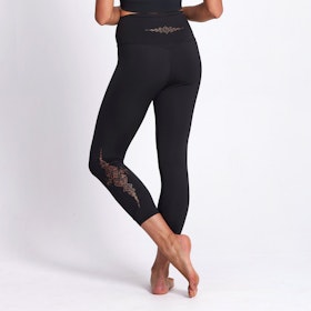 Yogaleggings Aztec Empire Recycled Foil High Waist 7/8 - Dharma Bums