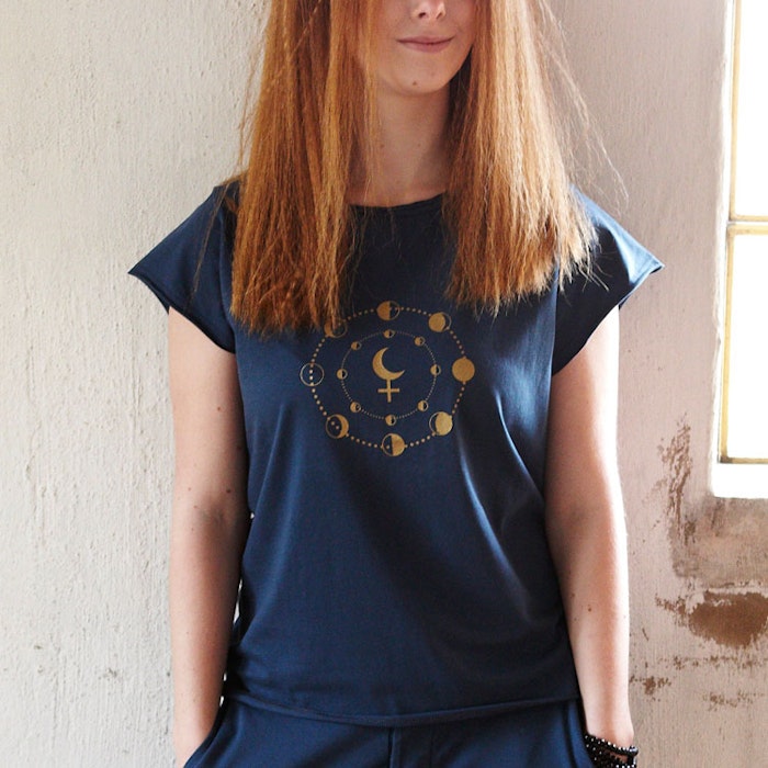 Tröja Karma tee blue - Santa Ni