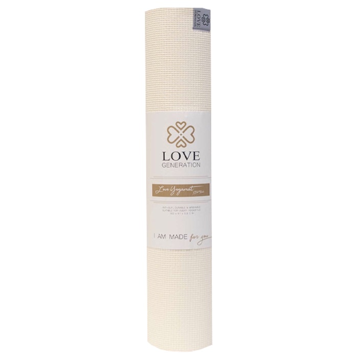Yogamatta Love Extra Thick Ivory White 6mm - Love Generation