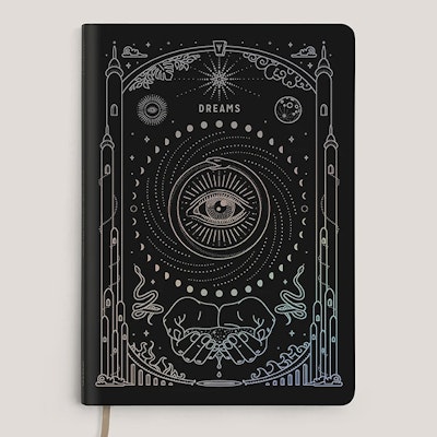 Dagbok Ether Dream Journal Black Silver A5 - Magic of I