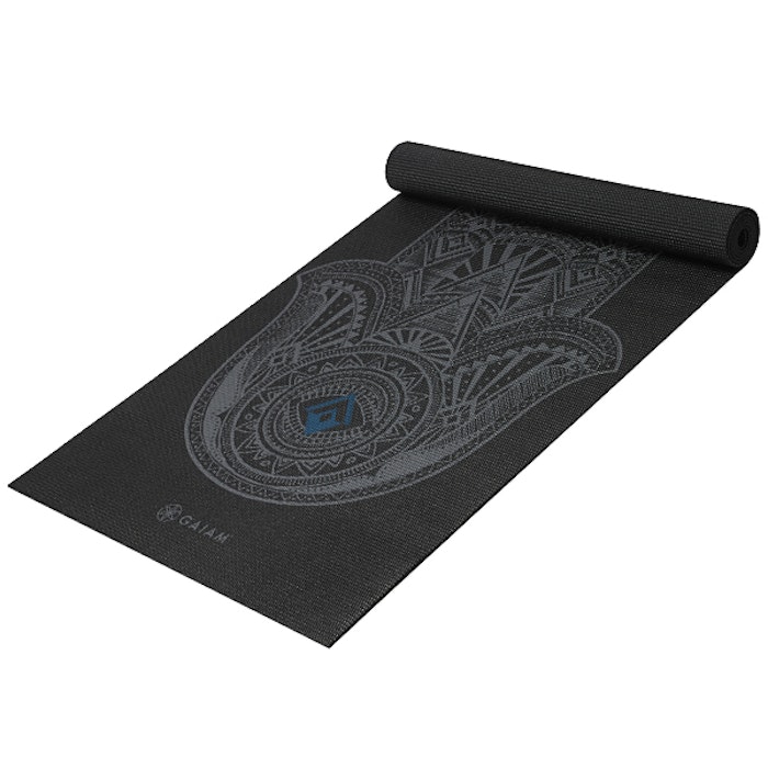 Yogamatta 4mm Grey Hamsa - Gaiam