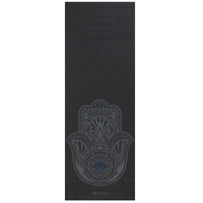 Yogamatta 4mm Grey Hamsa - Gaiam