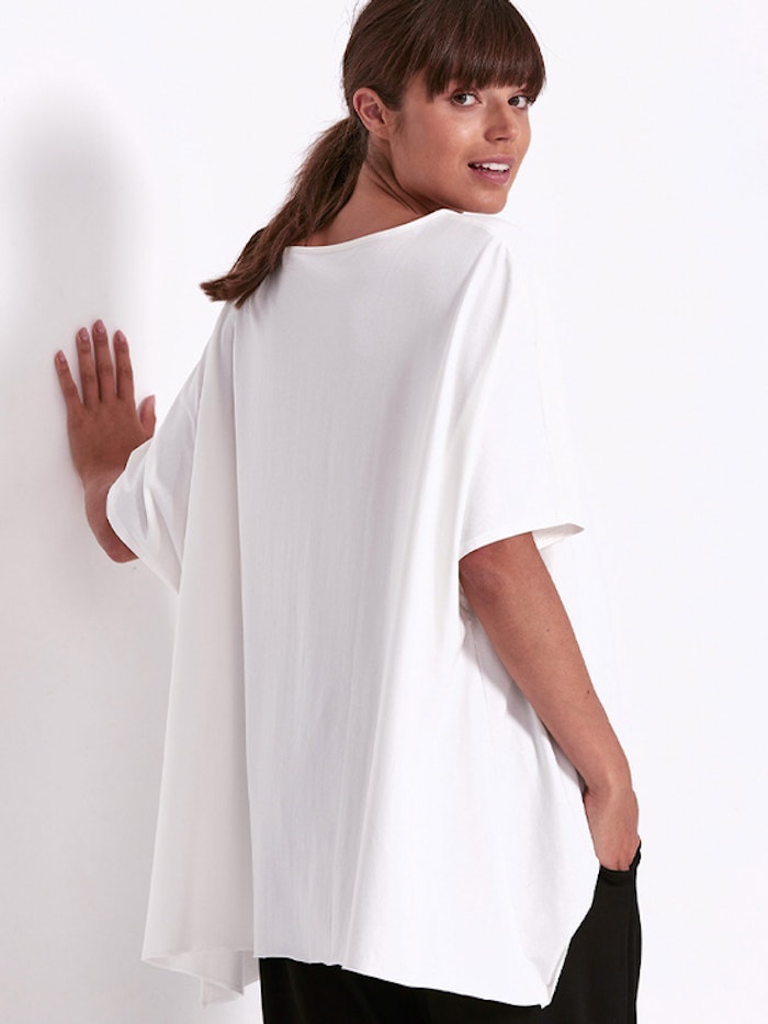Yogatröja Oversized Drape Tee White - Dharma Bums